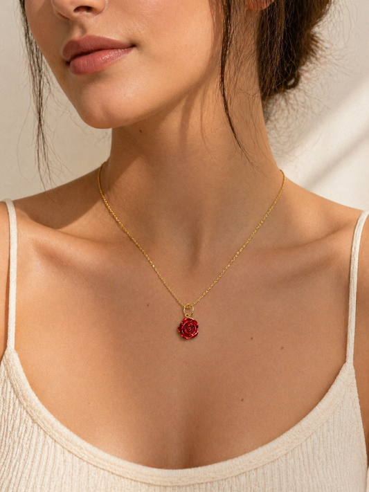 Collana con Rosa