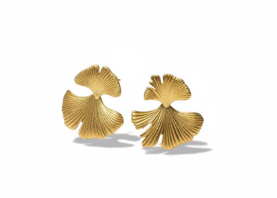 Orecchini a fiore oro