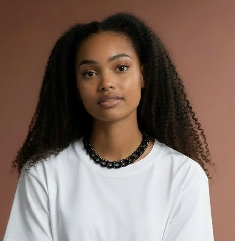 Collana a maglia nera