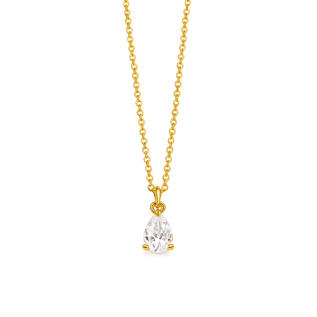Collana con punto luce