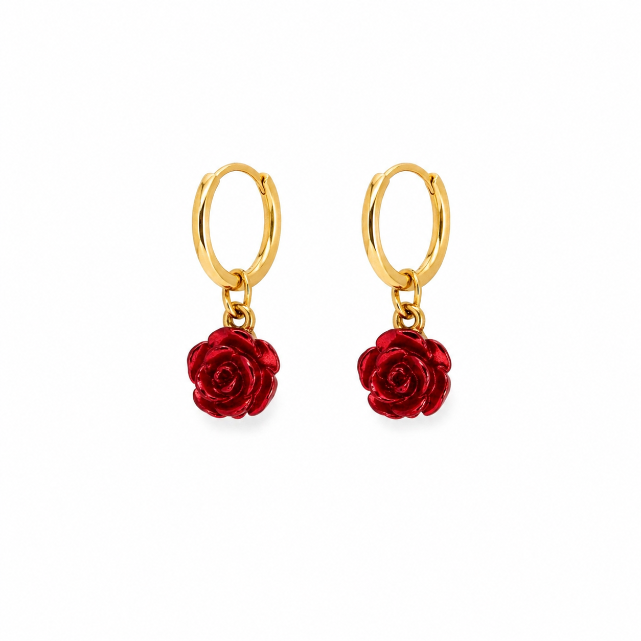 Orecchini con Rosa