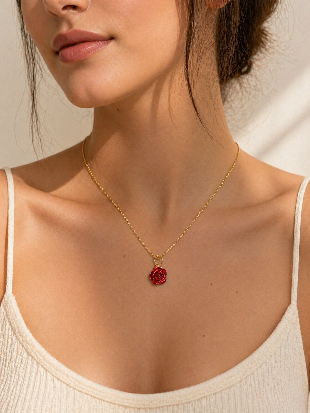 Collana con Rosa