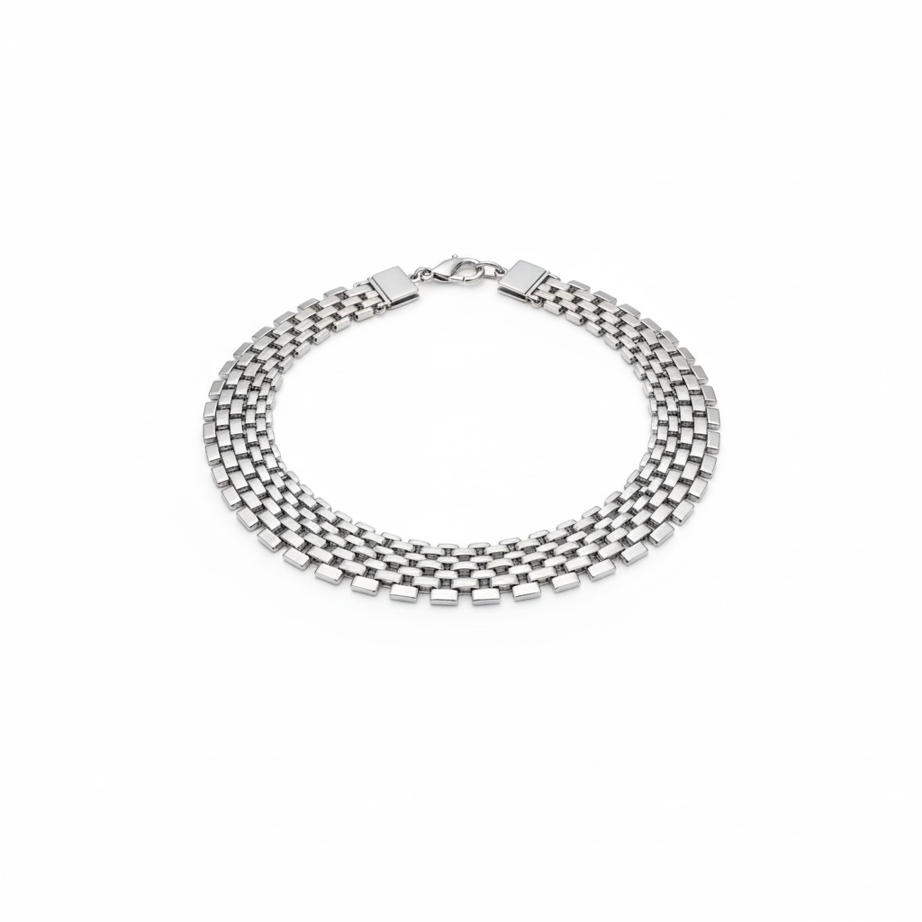 Collana a maglia argento