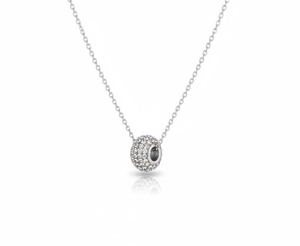 Collana con punto luce