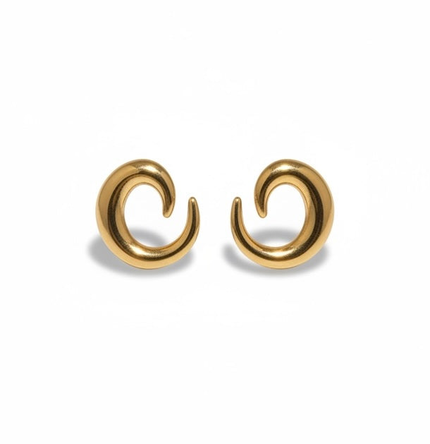 Orecchini a spirale oro