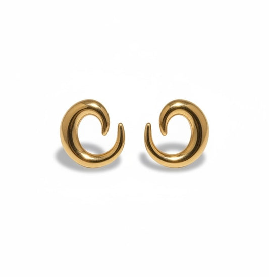 Orecchini a spirale oro
