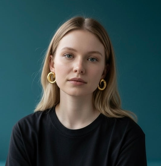 Orecchini a spirale oro