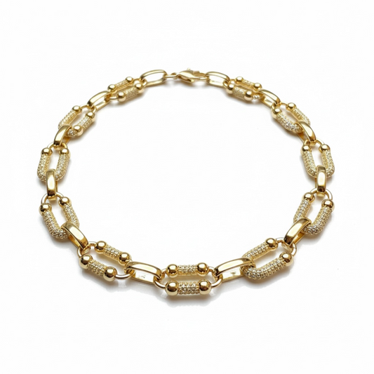 Collana con maglia a ferro di cavallo